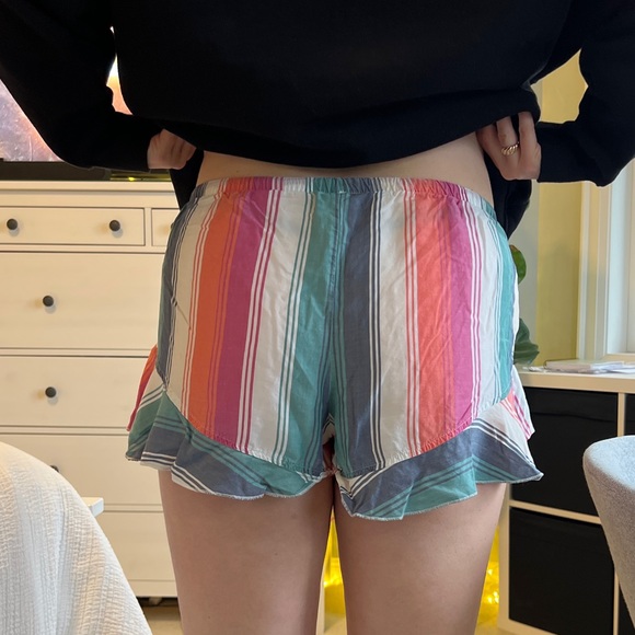 Striped Pajama Shorts - Picture 3 of 10